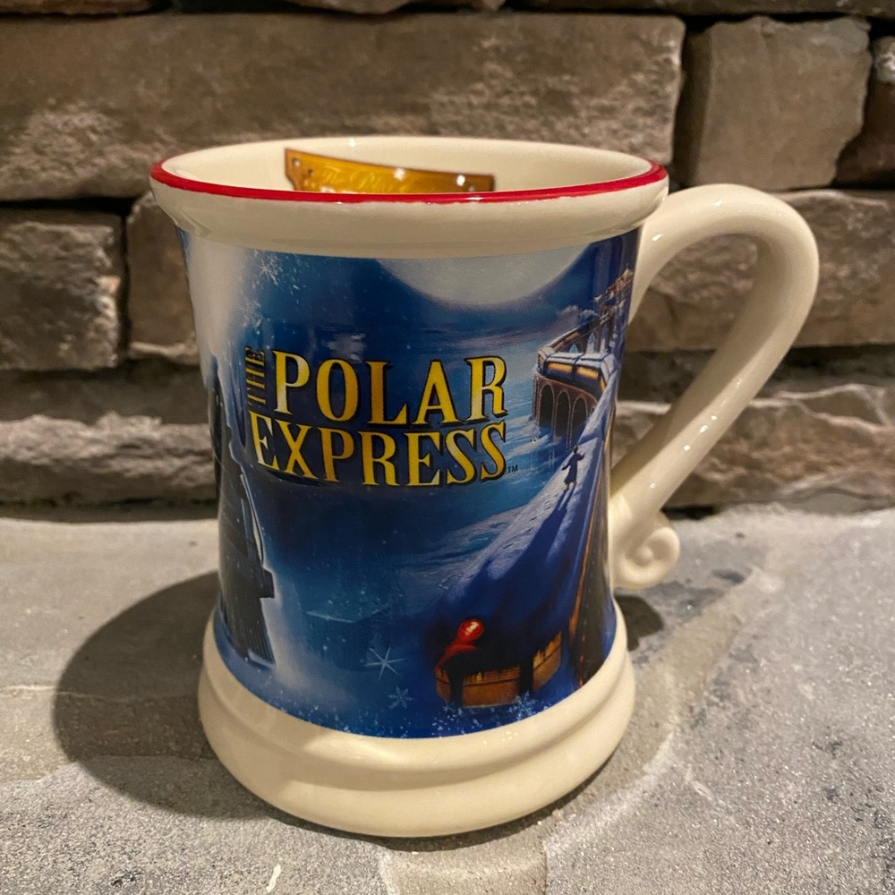 🔥 5/$25 The Polar Express Believe Collector’s 3D Coffee Mug 2022 Warner Brothers